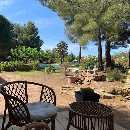 Chambre privée avec accès piscine Laouque Esterno foto
